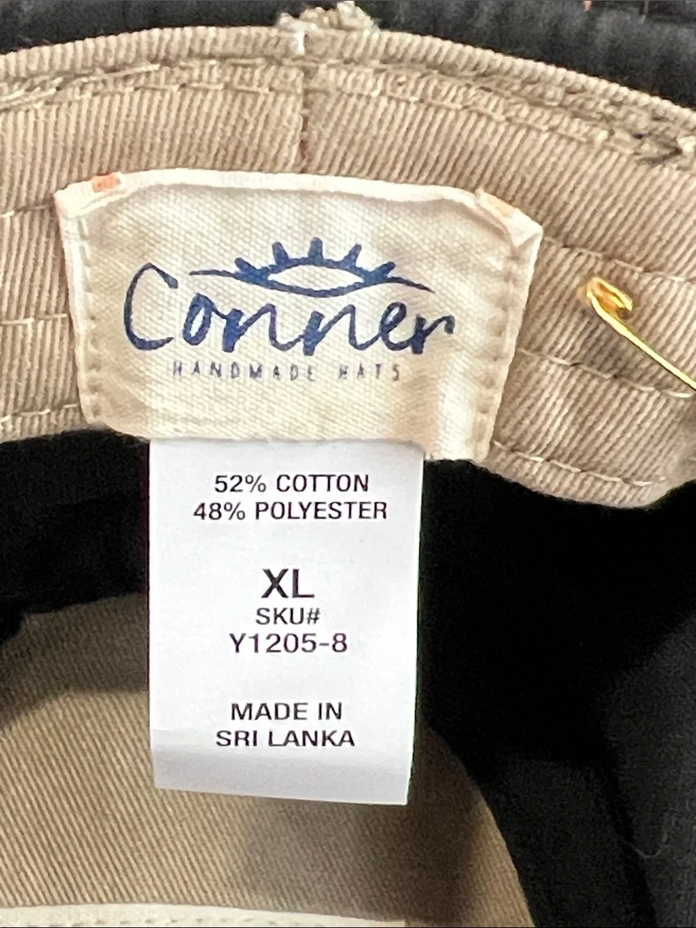 Conner Handmade Waxed Cotton Outback Hat in Dark Brown